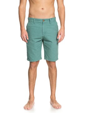 quiksilver, Krandy Oxford Chino Shorts, REAL TEAL (bpr0) KRANDY OXFORD SHORT EQYWS03502
