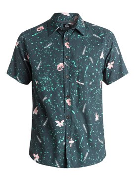 quiksilver, Sweet And Sour Shirt - Chemise manches courtes, SWEET AND SOUR BLACK (kvj6) Sweet And Sour Shirt - Short Sleeve Shirt EQYWT03286