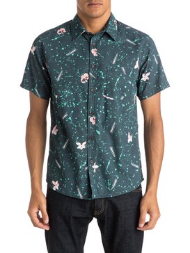 quiksilver, Sweet And Sour Shirt - Chemise manches courtes, SWEET AND SOUR BLACK (kvj6) Sweet And Sour Shirt - Short Sleeve Shirt EQYWT03286