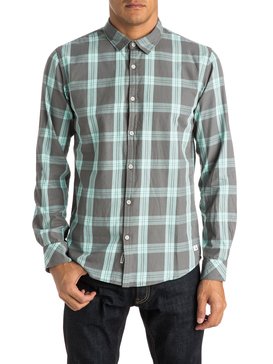 quiksilver, Atlantic Jungle - Chemise manches longues, ATLANTIC JUNGLE CASTLEROCK (kpv1) Atlantic Jungle - Long Sleeve Shirt EQYWT03313