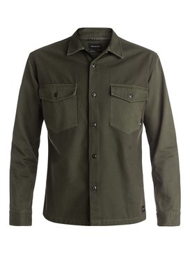 quiksilver, Counter Fire - Chemise manches longues, FOREST NIGHT (csn0) Counter Fire - Long Sleeve Overshirt EQYWT03353
