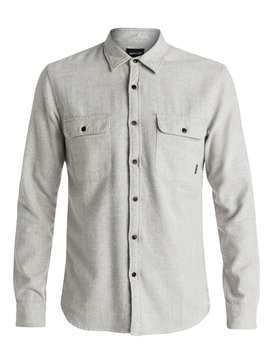 quiksilver, The Captaincy Flannel - Chemise à manches longues, LIGHT GREY HEATHER (sgrh) The Captaincy Flannel - Long Sleeve Shirt EQYWT03362