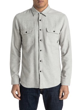quiksilver, The Captaincy Flannel - Chemise à manches longues, LIGHT GREY HEATHER (sgrh) The Captaincy Flannel - Long Sleeve Shirt EQYWT03362