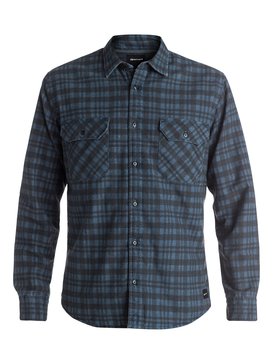 quiksilver, Young Winner Flannel - Surchemise à manches longues, DK DENIM YOUNG WINNER (brq1) Young Winner Flannel - Long Sleeve Overshirt EQYWT03364
