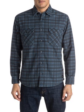 quiksilver, Young Winner Flannel - Surchemise à manches longues, DK DENIM YOUNG WINNER (brq1) Young Winner Flannel - Long Sleeve Overshirt EQYWT03364