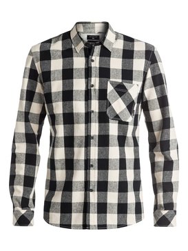 quiksilver, Motherfly Flannel - Chemise à manches longues, MOTHERFLY BLACK (kvj1) Motherfly Flannel - Long Sleeve Shirt EQYWT03368
