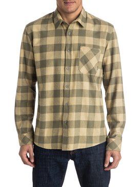 quiksilver, Motherfly Flannel - Chemise à manches longues, MOTHERFLY DUSTY OLIVE (gpb1) Motherfly Flannel - Long Sleeve Shirt EQYWT03368