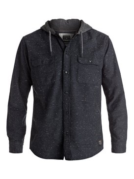 quiksilver, Under The Wave - Chemise à manches longues à capuche, TARMAC (kta0) Under The Wave - Long Sleeve Hooded Shirt EQYWT03374