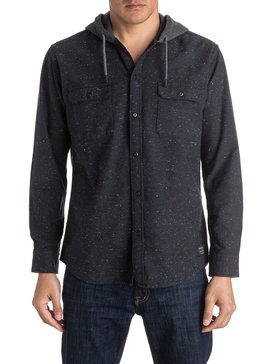 quiksilver, Under The Wave - Chemise à manches longues à capuche, TARMAC (kta0) Under The Wave - Long Sleeve Hooded Shirt EQYWT03374