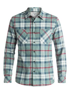 quiksilver, Fitzthrower Flannel - Chemise à manches longues, FITZTHROWER CHINOIS GREEN (gkb1) Fitzthrower Flannel - Long Sleeve Shirt EQYWT03380