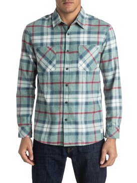 quiksilver, Fitzthrower Flannel - Chemise à manches longues, FITZTHROWER CHINOIS GREEN (gkb1) Fitzthrower Flannel - Long Sleeve Shirt EQYWT03380