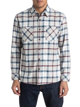 quiksilver, Fitzthrower Flannel - Chemise à manches longues, FITZTHROWER LGH (sgr1) Fitzthrower Flannel - Long Sleeve Shirt EQYWT03380