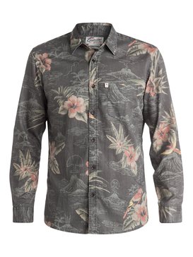 quiksilver, Parrot Jungle - Chemise à manches longues, PARROT JUNGLE TARMAC (kta6) Parrot Jungle - Long Sleeve Shirt EQYWT03394