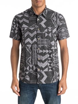 quiksilver, East Cape Crowns - Chemise à manches courtes, QUIET SHADE (kze6) East Cape Crowns - Short Sleeve Shirt EQYWT03448