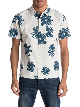 quiksilver, South Beach Dimes - Chemise à manches courtes, BIRCH VINTAGE SURF (wdw6) South Beach Dimes - Short Sleeve Shirt EQYWT03457
