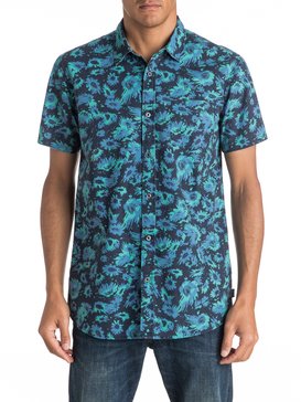 quiksilver, Drop Out - Chemise à manches courtes, NAVY DROP OUT SMALL (byj6) Drop Out - Short Sleeve Shirt EQYWT03471