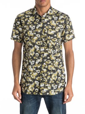 quiksilver, Drop Out - Chemise à manches courtes, ANTHRACITE DROP OUT SMALL (kvj6) Drop Out - Short Sleeve Shirt EQYWT03471