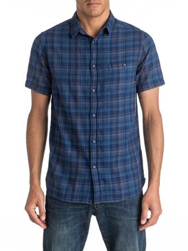 quiksilver, Phaser - Chemise à manches courtes, ESTATE BLUE PHASER SET (bsw1) Phaser - Short Sleeve Shirt EQYWT03484