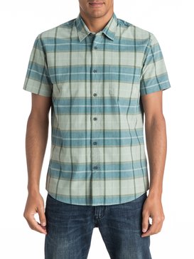 quiksilver, Everyday Check - Chemise à manches courtes, ICEBERG GREEN CHECK (ghg1) Everyday Check - Short Sleeve Shirt EQYWT03492
