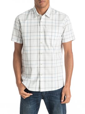 quiksilver, Everyday Check - Chemise à manches courtes, SNOW WHITE CHECK (wbk1) Everyday Check - Short Sleeve Shirt EQYWT03492