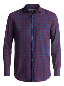 quiksilver, Phaser Setting Flannel - Chemise à manches longues, POMEGRANITE PHASER SETTING (rzg1) Phaser Setting Flannel - Long Sleeve Shirt EQYWT03539