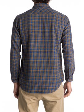 quiksilver, Phaser Setting Flannel - Chemise à manches longues, TURKISH SEA PHASER SETTING (bqs1) Phaser Setting Flannel - Long Sleeve Shirt EQYWT03539
