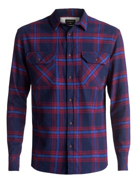 quiksilver, Fitz Forktail Flannel - Chemise à manches longues, NAVY FITZ FORKTAIL (byj1) Fitz Forktail Flannel - Long Sleeve Shirt EQYWT03544