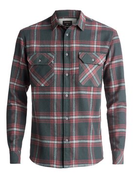 quiksilver, Fitz Forktail Flannel - Chemise à manches longues, URBAN GREY FITZ FORKTAIL (crn1) Fitz Forktail Flannel - Long Sleeve Shirt EQYWT03544