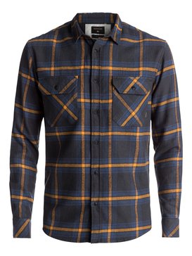 quiksilver, Fitz Forktail Flannel - Chemise à manches longues, TARMAC FITZ FORKTAIL (kta1) Fitz Forktail Flannel - Long Sleeve Shirt EQYWT03544