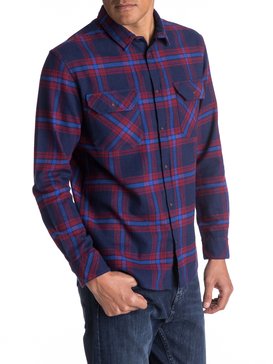 quiksilver, Fitz Forktail Flannel - Chemise à manches longues, NAVY FITZ FORKTAIL (byj1) Fitz Forktail Flannel - Long Sleeve Shirt EQYWT03544