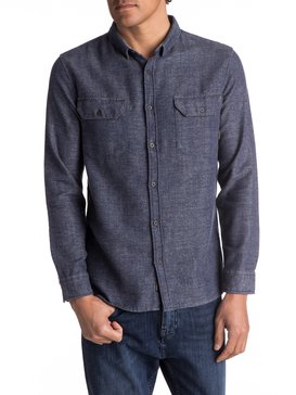 quiksilver, Double Jungle - Chemise à manches longues, MEDIEVAL BLUE (bte0) Double Jungle - Long Sleeve Shirt EQYWT03559