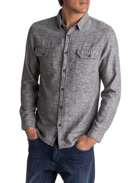 quiksilver, Double Jungle - Camisa De Manga Larga, IRON GATE (kzm0) Double Jungle - Long Sleeve Shirt EQYWT03559