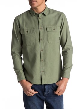 quiksilver, Jacana Rips - Camisa De Manga Larga, FOUR LEAF CLOVER (gph0) Jacana Rips - Long Sleeve Shirt EQYWT03560