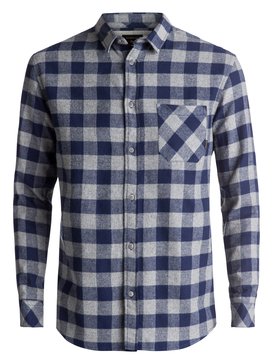 quiksilver, Motherfly Flannel - Chemise à manches longues, MEDIEVAL BLUE MOTHERFLY (bte1) Motherfly Flannel - Long Sleeve Shirt EQYWT03573