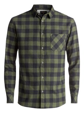 quiksilver, Motherfly Flannel - Chemise à manches longues, RIFFLE GREEN MOTHERFLY (gsq1) Motherfly Flannel - Long Sleeve Shirt EQYWT03573