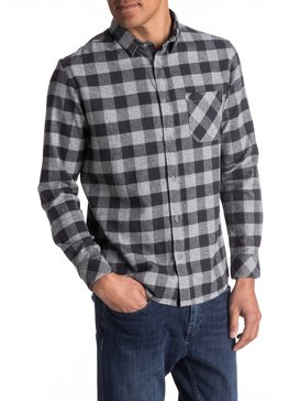 quiksilver, Motherfly Flannel - Chemise à manches longues, TARMAC MOTHERFLY (kta1) Motherfly Flannel - Long Sleeve Shirt EQYWT03573