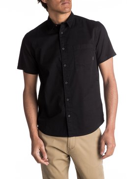 quiksilver, Classics - Short Sleeve Shirt, BLACK (kvj0) CLASSICS SS EQYWT03574