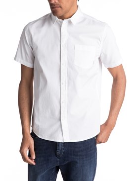 quiksilver, Classics - Short Sleeve Shirt, WHITE (wbb0) CLASSICS SS EQYWT03574