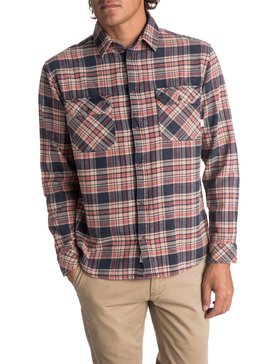 quiksilver, Men's Tangloop Long Sleeve Shirt, NAVY TANGLOOP (byj1) TANGLOOP EQYWT03623