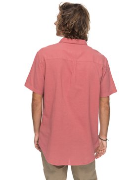 quiksilver, New Time Box - Short Sleeve Shirt, MINERAL RED (mmz0) New Time Box - Short Sleeve Shirt EQYWT03632