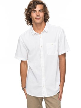 quiksilver, New Time Box - Short Sleeve Shirt, SNOW WHITE (wbk0) New Time Box - Short Sleeve Shirt EQYWT03632