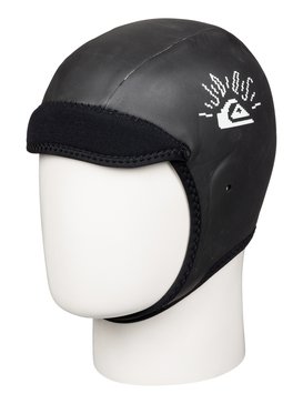 quiksilver, Julien David Cypher - Cagoule de surf de 2mm, BLACK (kvd0) Julien David Cypher 2mm Surf Cap EQYWW03014