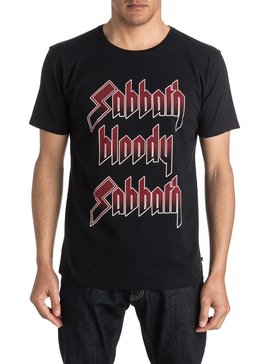 quiksilver, Quiksilver Music Collab Sabbath Bloody Sabbath - Tee-shirt, BLACK (kvj0) Quiksilver Music Collab Sabbath Bloody Sabbath - T-Shirt EQYZT04133