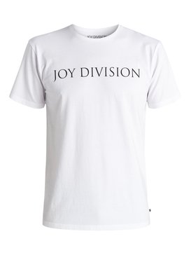 quiksilver, Quiksilver Music Collab Joy Division Logo - Tee-shirt, WHITE (wbb0) Quiksilver Music Collab Joy Division Logo - T-Shirt EQYZT04134