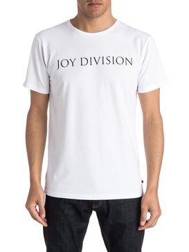 quiksilver, Quiksilver Music Collab Joy Division Logo - Tee-shirt, WHITE (wbb0) Quiksilver Music Collab Joy Division Logo - T-Shirt EQYZT04134