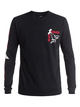quiksilver, Quiksilver Music Collab Black Sabbath Sold Our Soul - Camiseta de Manga Larga, BLACK (kvj0) Quiksilver Music Collab Black Sabbath Sold Our Soul - Long Sleeve T-Shirt EQYZT04136