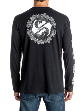 quiksilver, Classic Balanced 69 - Tee-Shirt à manches longues, BLACK (kvj0) Classic Balanced 69 - Long Sleeve T-shirt EQYZT04319