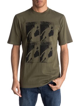 quiksilver, Topanga Trippin - Tee-Shirt, OLIVE NIGHT (crh0) Topanga Trippin - T-Shirt EQYZT04477