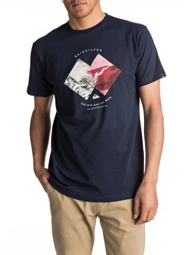 quiksilver, Classic Pleasure Zone - Tee-Shirt, NAVY BLAZER (byj0) Classic Pleasure Zone - T-Shirt EQYZT04503