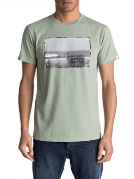 quiksilver, Premium Eastman Comp Soul - T Shirt col rond, BLACK (kvj0) SS PREMIUM TEE EASTMAN COMP SO EQYZT04540